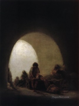 Una escena carcelaria Francisco de Goya Pinturas al óleo